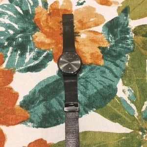Skagen adjustable gunmetal watch